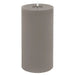 Luxe collection melt effect 6x12 grey led wax candle