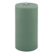 Luxe collection melt effect 6x12 sage led wax candle