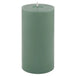 Luxe collection melt effect 6x12 sage led wax candle