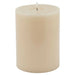 Luxe collection melt effect 6x8 taupe led wax candle