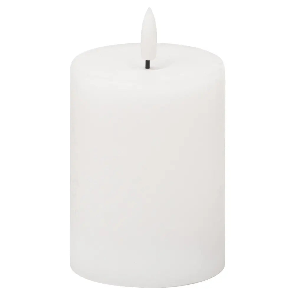 Luxe collection natural glow 3x4 led white candle - Candles