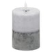 Luxe collection natural glow 3x4 stone led candle - Candles