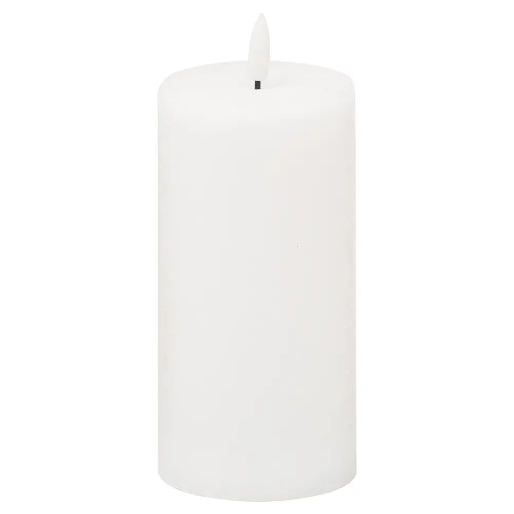 Luxe collection natural glow 3x6 led white candle - Candles