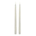 Luxe collection s/2 taupe led wax dinner candles - Candles