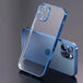 Luxury plating square frame matte soft silicone case for iphone 11 12 Nexellus