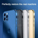 Luxury plating square frame matte soft silicone case for iphone 11 12 Nexellus