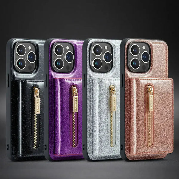 M3 for iphone 14 pro max glitter wallet protective case iphone 14 pro Nexellus