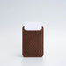 Magsafe leather wallet geometric net