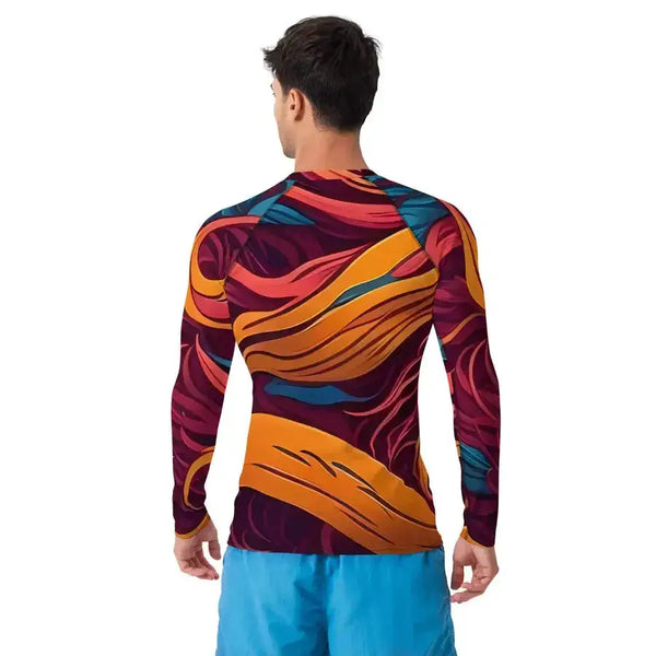 Majestic whispers men's rash guard Nexellus