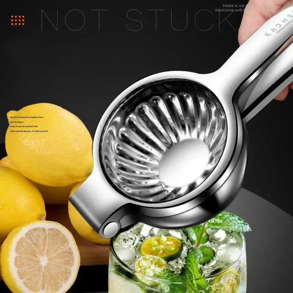 Manual multi-function lemon and orange juice press stainless steel Nexellus