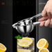 Manual multi-function lemon and orange juice press stainless steel Nexellus