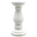 Matt white ceramic candle holder - Ornaments