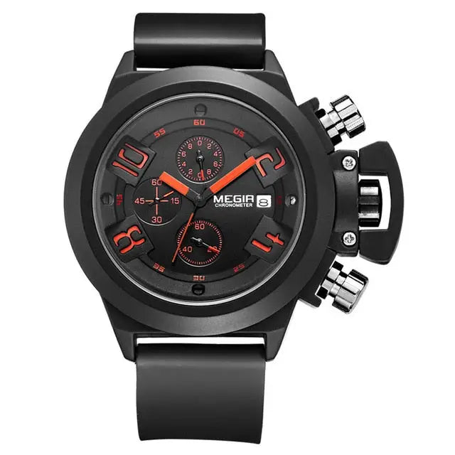 MEGIR Men's Casual Quartz Watch: Waterproof Military Sport Nexellus