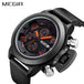 MEGIR Men's Casual Quartz Watch: Waterproof Military Sport Nexellus