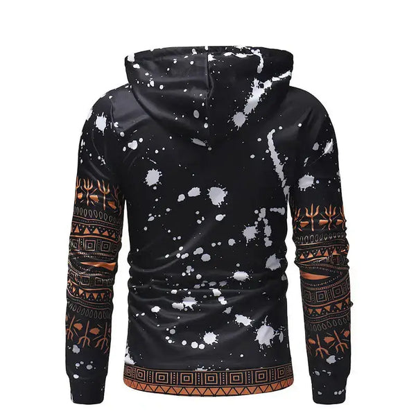 Men african style hoodie jacket dashiki Nexellus