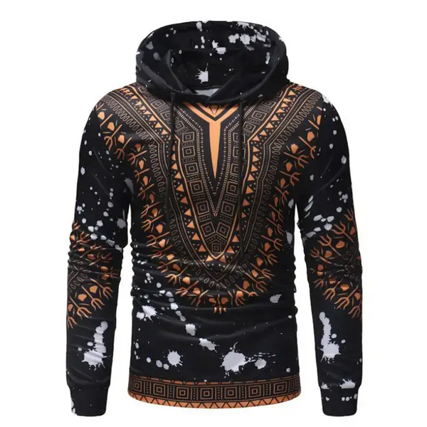 Men african style hoodie jacket dashiki Nexellus