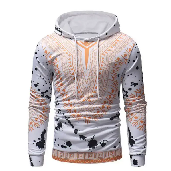 Men african style hoodie jacket dashiki Nexellus