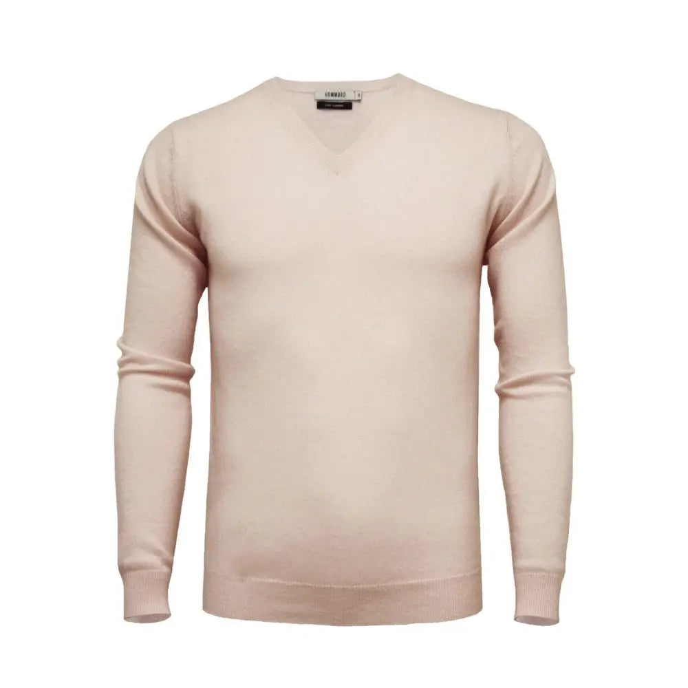 Cashmere V Neck Sweater Chocolate - Nexellus