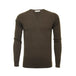 Cashmere V Neck Sweater Chocolate - Nexellus