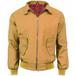 Men classic harrington jackets - made in the uk - Mustard