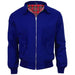 Men classic harrington jackets - made in the uk - Royal