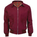 Men classic harrington jackets - made in the uk - Wine / 5XL