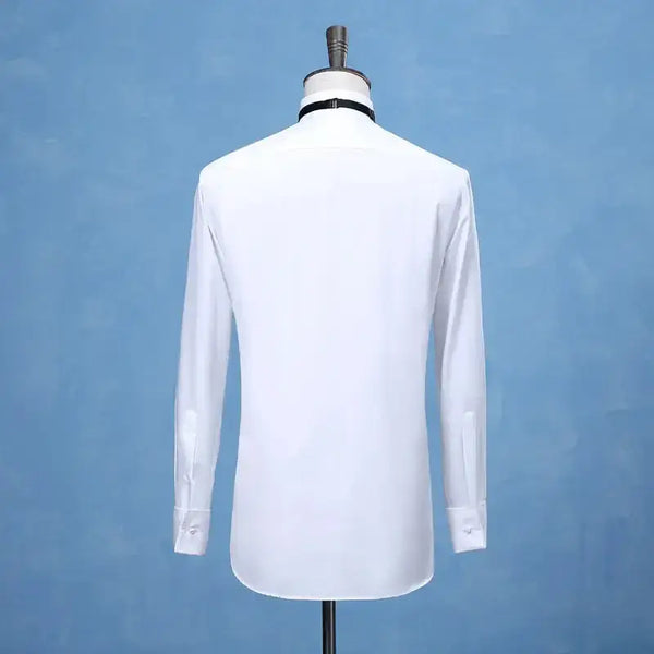 Men groom tuxedo white black & red top jacket Nexellus