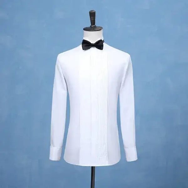 Men groom tuxedo white black & red top jacket Nexellus