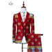 Men jacket+vest+pant suit 3 piece slim fit cowboy wedding men suit Nexellus