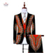 Men jacket+vest+pant suit 3 piece slim fit cowboy wedding men suit Nexellus