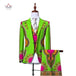 Men jacket+vest+pant suit 3 piece slim fit cowboy wedding men suit Nexellus