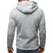 Men long sleeve zipper outwear hoodie Nexellus