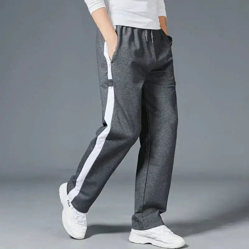 Men loose sport running stripe sweatpant Nexellus