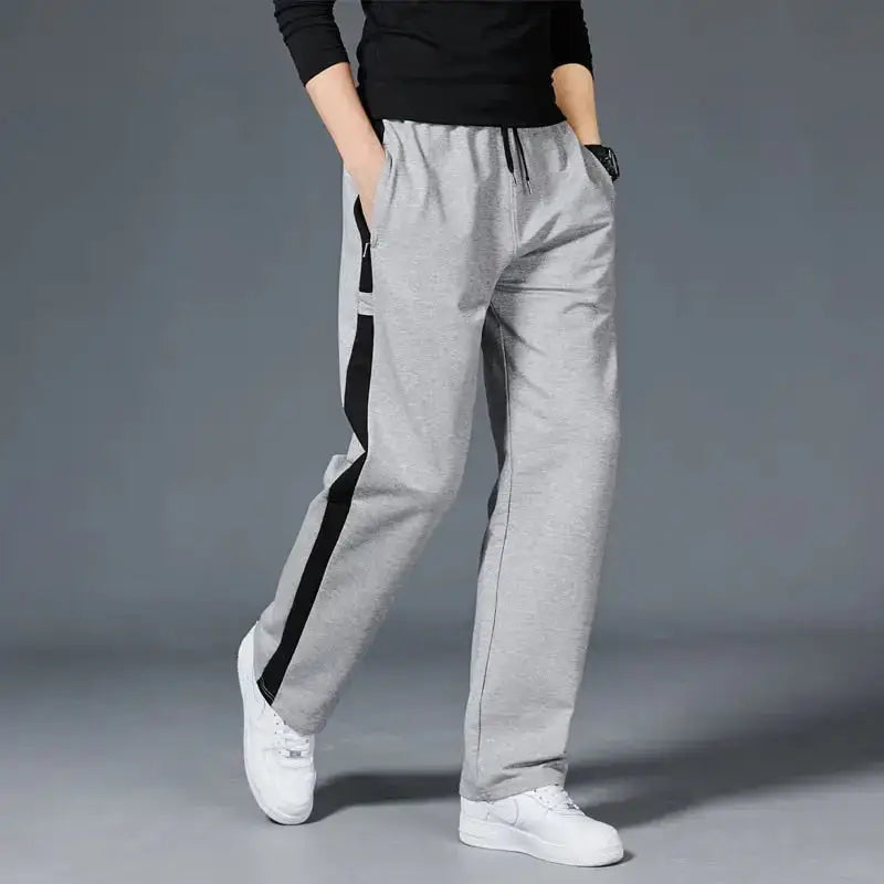 Men loose sport running stripe sweatpant Nexellus