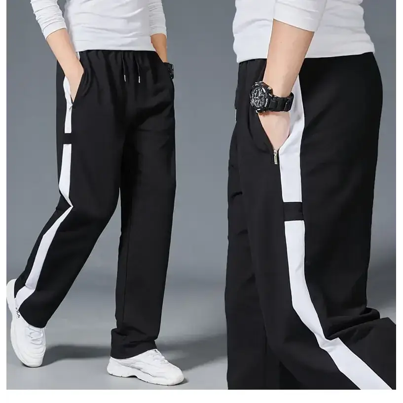 Men loose sport running stripe sweatpant Nexellus