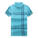 Men Summer Striped Polo Shirt Short Sleeve Slim Fit Polos Fashion Streetwear Tops Nexellus