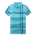 Men Summer Striped Polo Shirt Short Sleeve Slim Fit Polos Fashion Streetwear Tops Nexellus