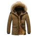 Men Warm Outwear Cotton Hooded Down Coat Nexellus