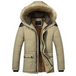 Men Warm Outwear Cotton Hooded Down Coat Nexellus