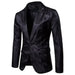 Men wine red nightclub paisley suit (jacket+pants) Nexellus