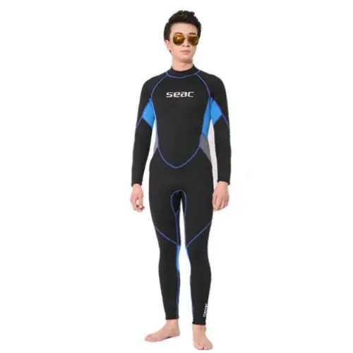 Men & Women 2.5MM Neoprene Diving Suit One Piece Full Body Swimming Suit Nexellus