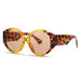 Men & Women Retro Round Leopard Sunglasses Nexellus