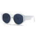 Men & Women Retro Round Leopard Sunglasses Nexellus