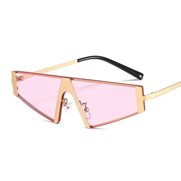 Men & Women Shield PC Color Lens Alloy Metal Frame Luxury Elegant SunGlasses Nexellus