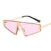 Men & Women Shield PC Color Lens Alloy Metal Frame Luxury Elegant SunGlasses Nexellus