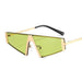 Men & Women Shield PC Color Lens Alloy Metal Frame Luxury Elegant SunGlasses Nexellus