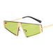 Men & Women Shield PC Color Lens Alloy Metal Frame Luxury Elegant SunGlasses Nexellus