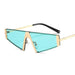 Men & Women Shield PC Color Lens Alloy Metal Frame Luxury Elegant SunGlasses Nexellus