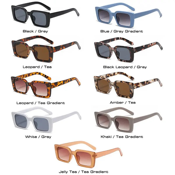 Men & Women Small Rectangle Sunglasses Nexellus