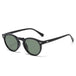 Men & Women Vintage Small Round Frame SunGlasses Yellow Lens Nexellus